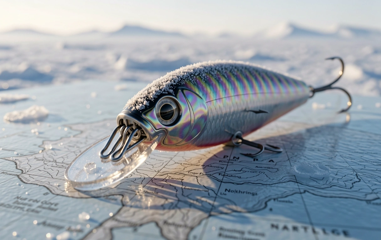 Arctic fishing adventure landscape