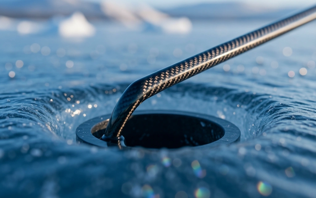 Ice fishing gear detail