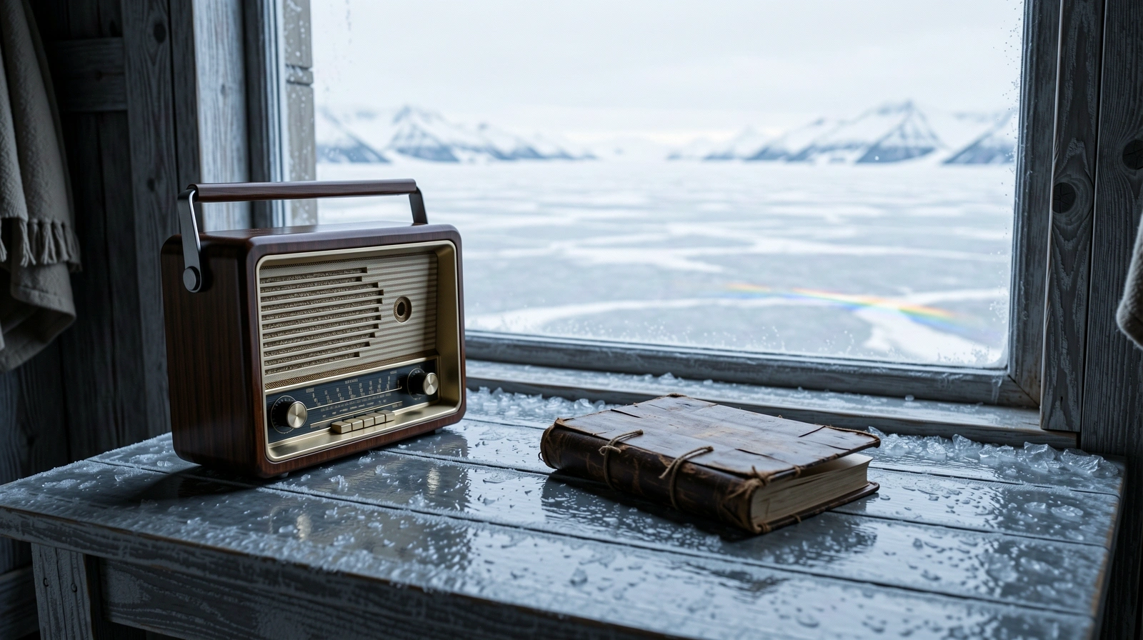 Pristine arctic fishing landscape