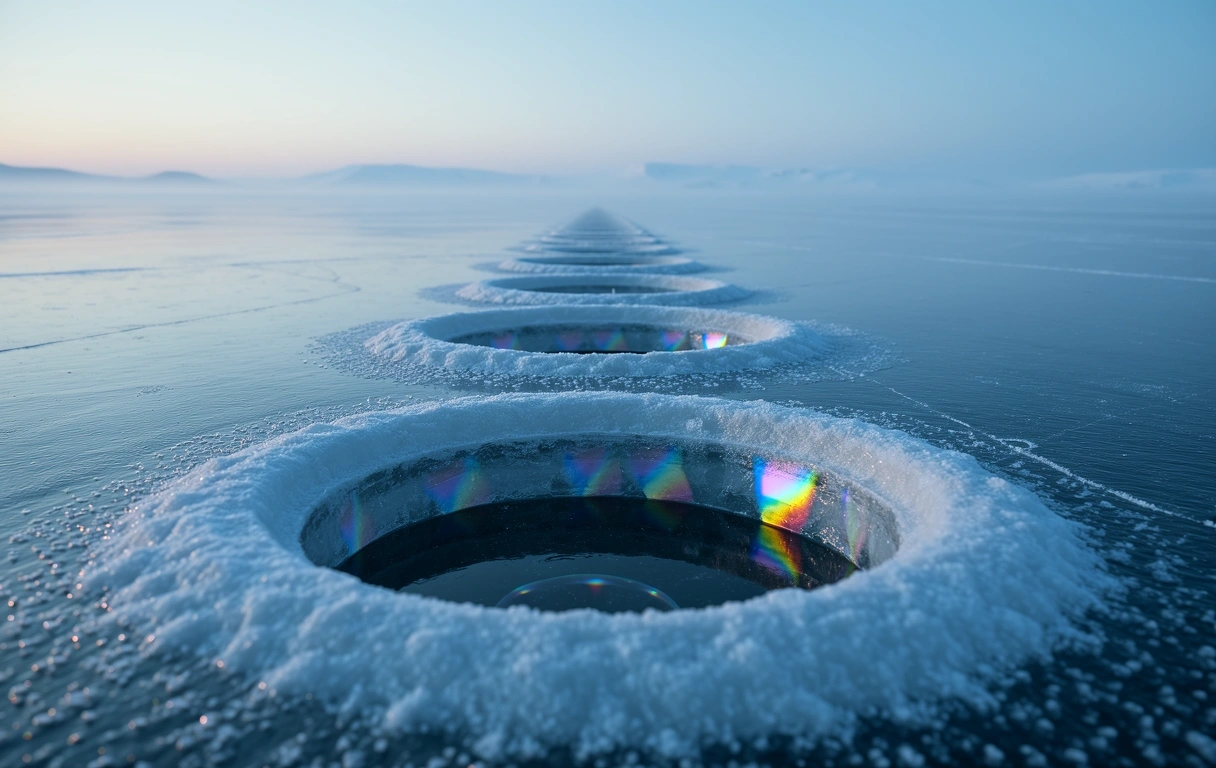 Arctic fishing adventure landscape