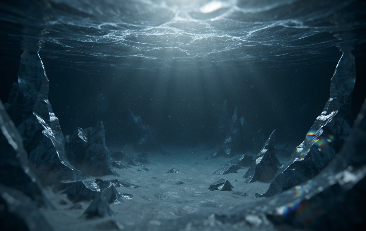 Underwater arctic depth