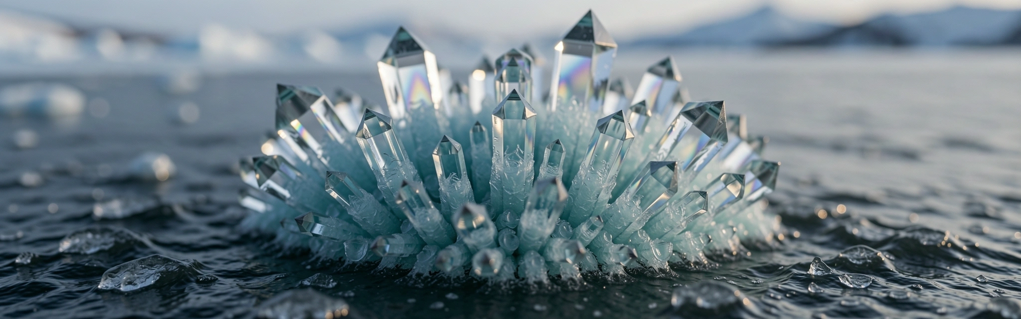 Ice crystals